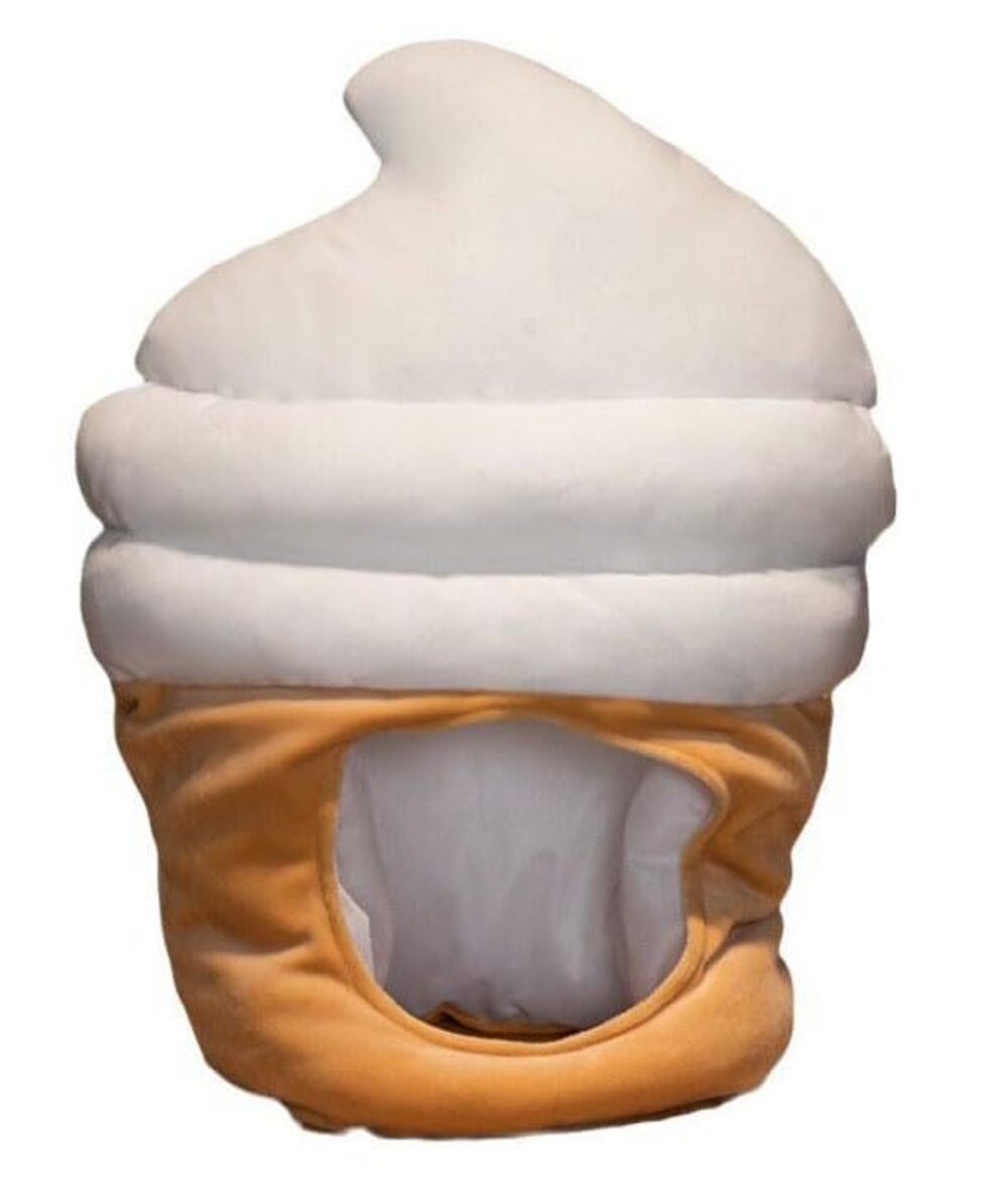 4005 Ice Cream Costume Hat White, One Size